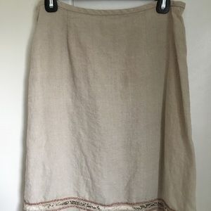 Linen skirt